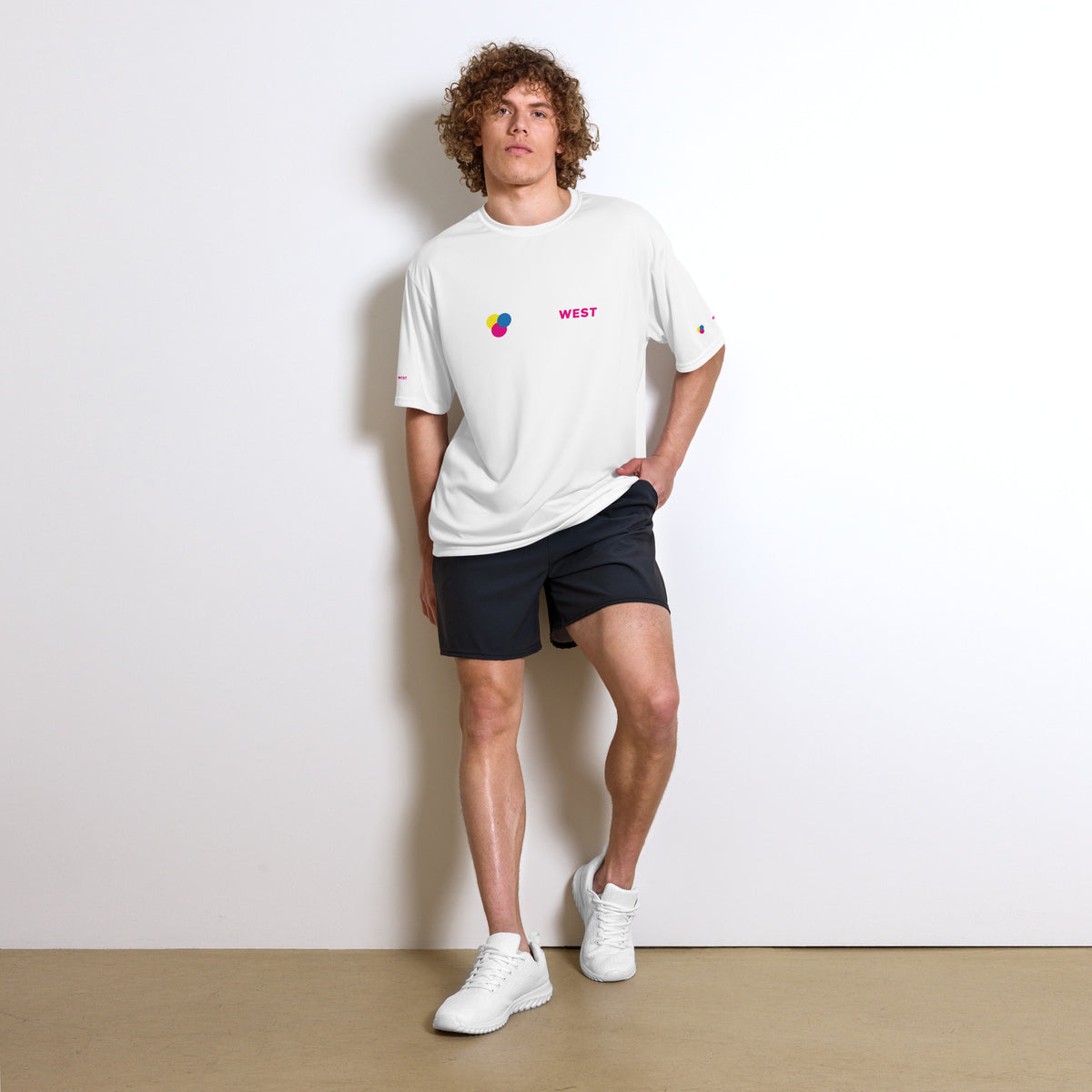 Performance tee with full-coverage printing, view 10
