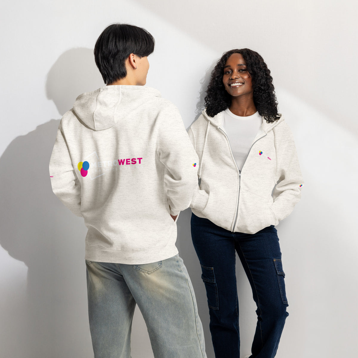 Premium full-zip hoodie with full-coverage printing, view 6