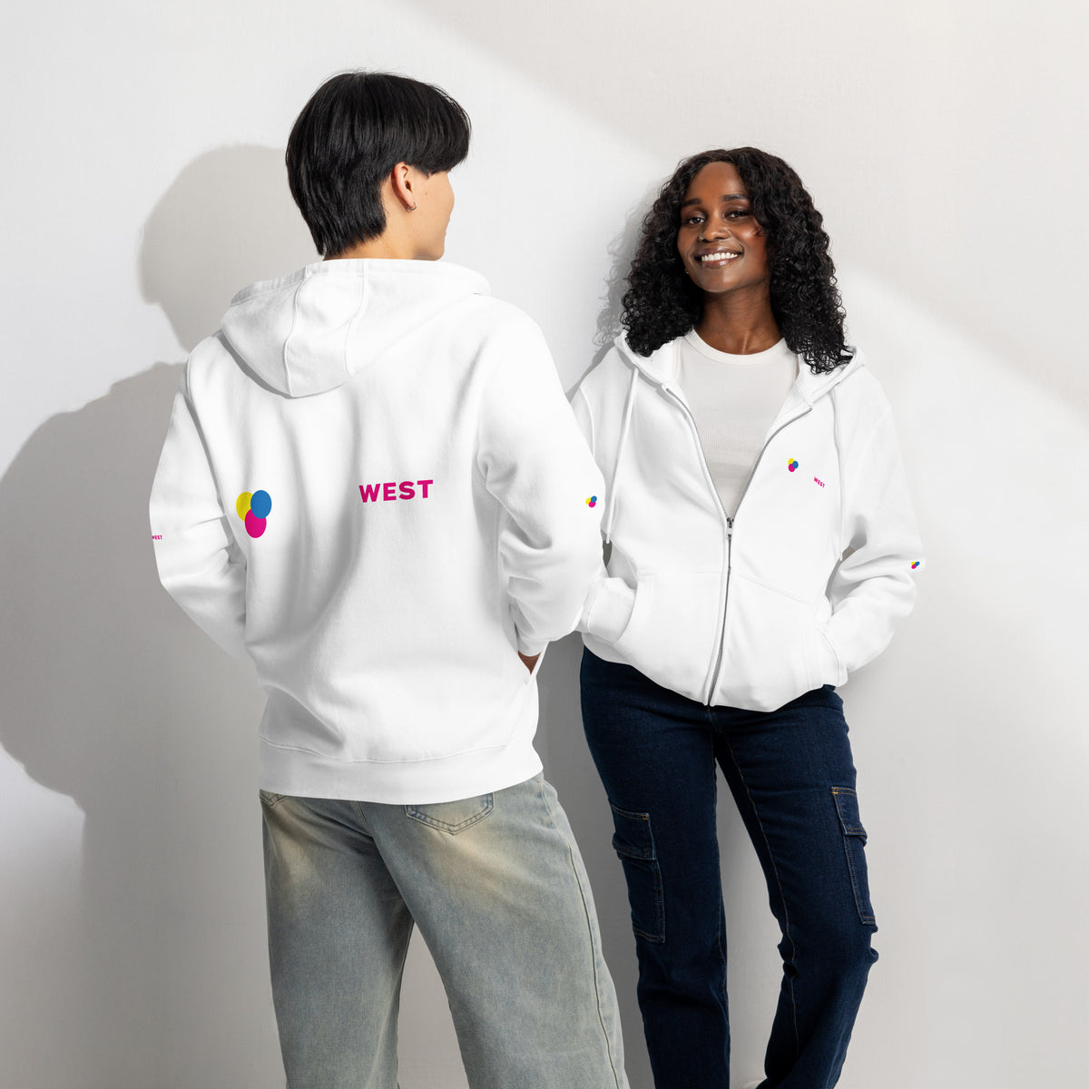 Premium full-zip hoodie with full-coverage printing, view 7