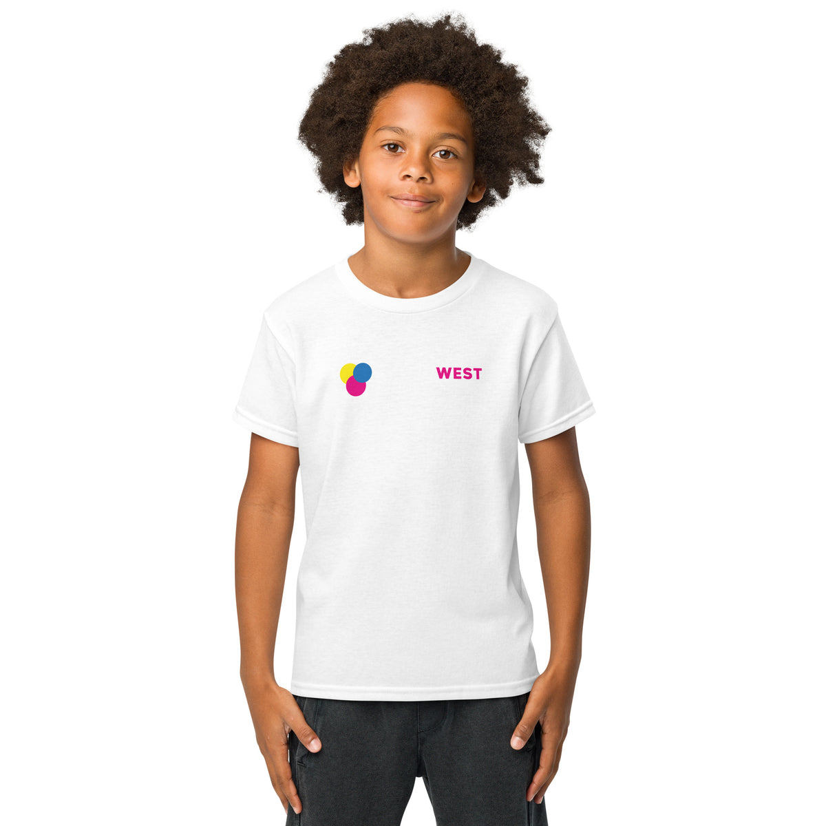 Printed youth sports tee for teams, view 10
